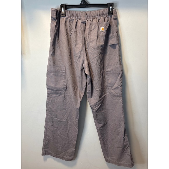 Carhartt Liberty Force Men Gray Scrub Pants Cargo Ripstop C54108 Regular M - Picture 4 of 5